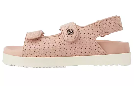 Пляжные сандалии женские Gucci, пудровый