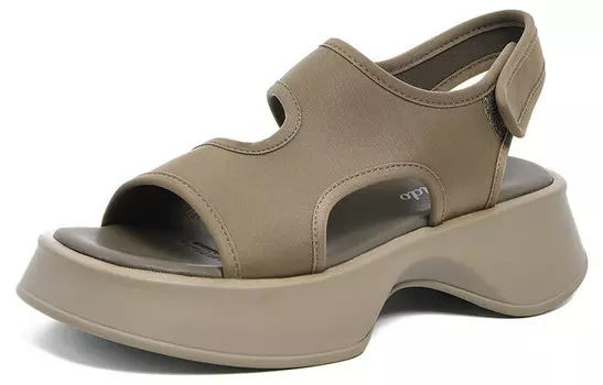 Пляжные сандалии женские хаки Cameido