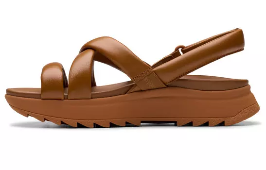 Пляжные сандалии женские коричневые Clarks