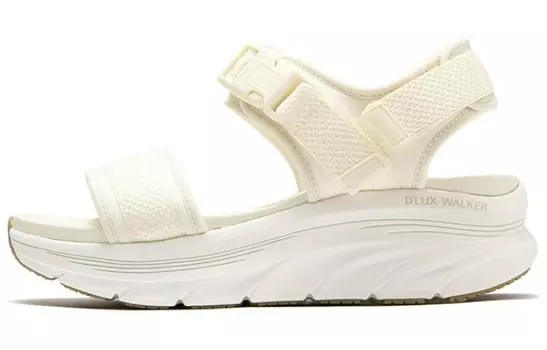 Пляжные сандалии женские молочно-белые Skechers