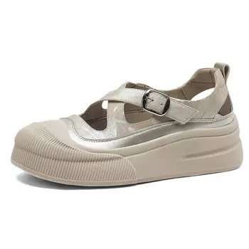 Пляжные сандалии женские молочно-кофейные D:Fuse Scandinavia