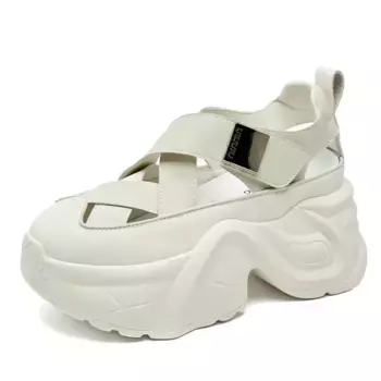 Пляжные сандалии женские Nrdrofficial, цвет White/Apricot