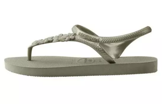 Пляжные сандалии женские оливково-зеленые Havaianas