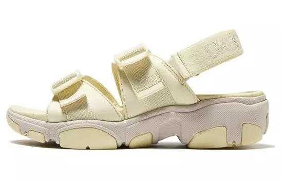 Пляжные сандалии женские ярко-желтые Skechers