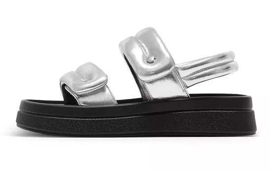 Пляжные сандалии женские серебристые C°Banner