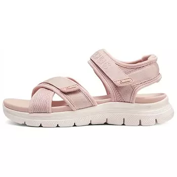 Пляжные сандалии женские телесно-розовые Skechers