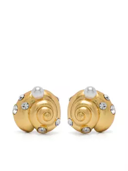 Пляжные серьги Kate Spade, золотой