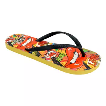 Пляжные шлепанцы черного цвета на резиновой подошве. BRASILERAS, черный черный