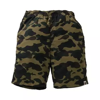 Пляжные шорты BAPE 1st Camo, зеленые