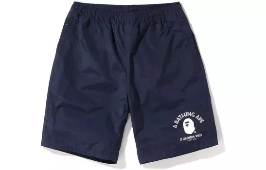 Пляжные шорты BAPE Nylon темно-синие A Bathing Ape, серый