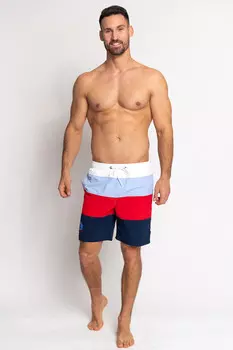Пляжные шорты Budmil, красный/синий