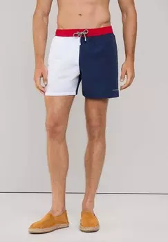 Пляжные шорты COLOUR BLOCK Faonnable, темно-синий