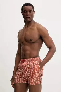 Пляжные шорты Ea7 Emporio Armani, оранжевый