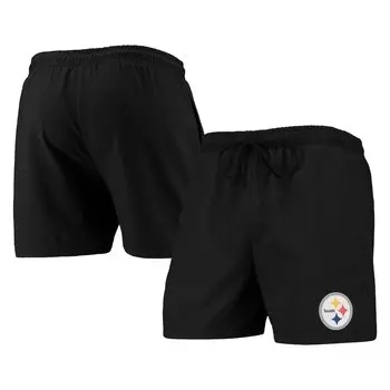 Пляжные шорты FOCO Pittsburgh Steelers, черный