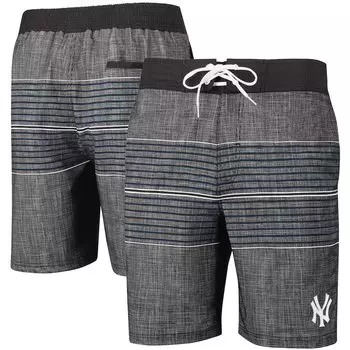 Пляжные шорты G-III Sports by Carl Banks New York Yankees, угольный