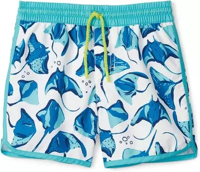 Пляжные шорты Hatley Painted Sting Rays Swim Shorts, белый
