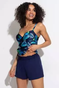 Пляжные шорты из джерси Pour Moi, синий