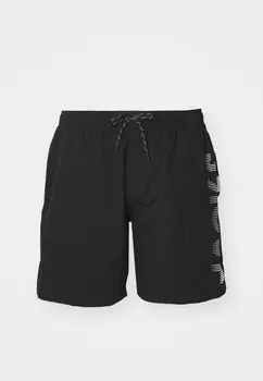 Пляжные шорты JPSTMAUI JJSWIM SPLICE LOGO Jack & Jones, черный