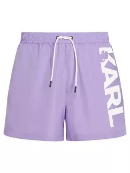 Пляжные шорты Karl Lagerfeld, фиолетовый