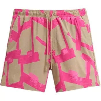 Пляжные шорты мужские бежевые Zara, бежевый