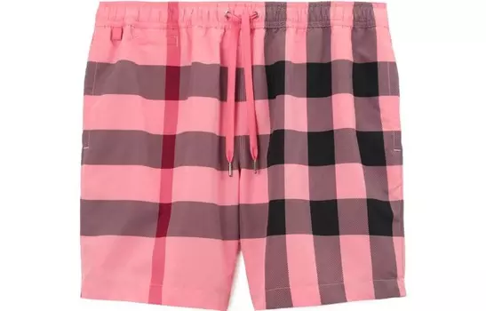 Пляжные шорты мужские Candy Pink Burberry, розовый