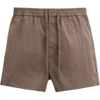 Пляжные шорты мужские коричневые Zara, коричневый