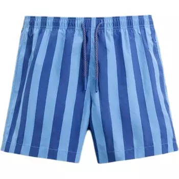Пляжные шорты мужские синие Zara, синий