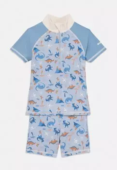 Пляжные шорты PROTECTION DINO ALL OVER SET Playshoes, синий