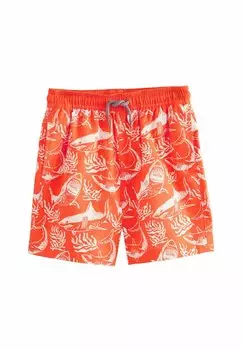 Пляжные шорты REGULAR FIT - PRINTED Next, коралловый