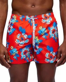 Пляжные шорты с цветочным принтом 7 дюймов SUNDEK, мультиколор