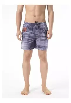 Пляжные шорты с принтом Just Cavalli, синий