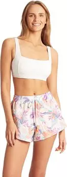 Пляжные шорты SEA LEVEL SWIM Botanica Surf Shorts, белый