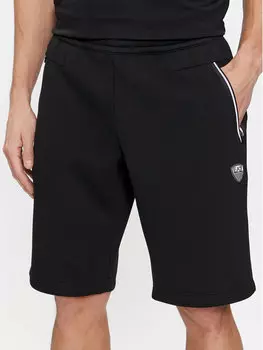 Пляжные шорты стандартного кроя Ea7 Emporio Armani, черный