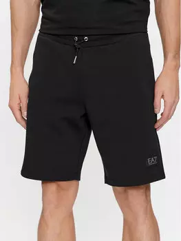 Пляжные шорты стандартного кроя Ea7 Emporio Armani, черный