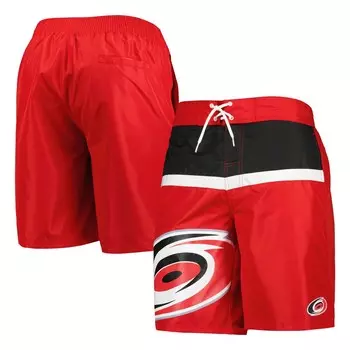 Пляжные шорты Starter Carolina Hurricanes, красный