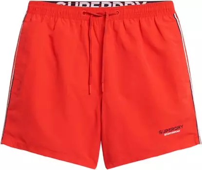 Пляжные шорты Superdry, красный