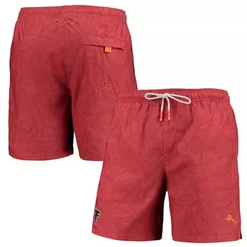 Пляжные шорты Tommy Bahama Atlanta Falcons, красный