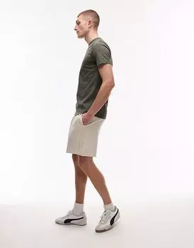 Пляжные шорты Tommy Jeans вафельного цвета бежевого цвета