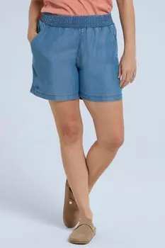 Пляжные шорты женские Carmen Tencel Animal, синий