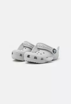 Пляжные тапочки Classic Iam Shark Unisex Crocs, светло-серый