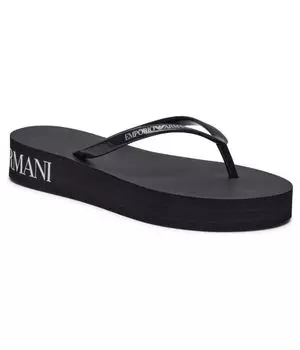 Пляжные тапочки Emporio Armani, черный