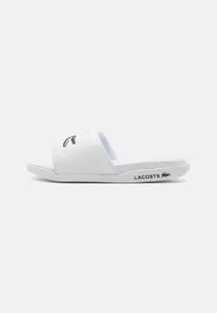 Пляжные тапочки SERVE SLIDE DUAL Lacoste, белый/темно-зеленый