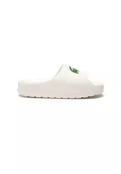 Пляжные тапочки Serve Slide Lacoste, цвет off wht dk grn