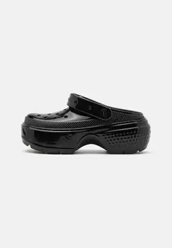 Пляжные тапочки Stomp High Shine Unisex Crocs, черный