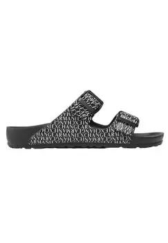 Пляжные тапочки ТАПОЧКИ Armani Exchange, черный