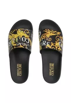Пляжные тапочки Versace, черный