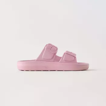 Пляжные тапочки Zara Buckled, розовый