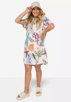 Пляжный аксессуар A-LINE MOTIVE KAPUZE HALBARM LAURASN, серо-коричневый