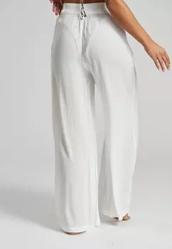 Пляжный аксессуар Crinkle Wide Leg South Beach, белый