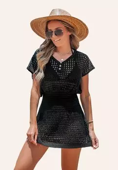 Пляжный аксессуар HOLE Cupshe, черный